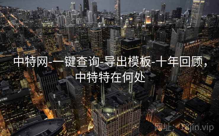 中特网-一键查询-导出模板-十年回顾，中特特在何处  第1张