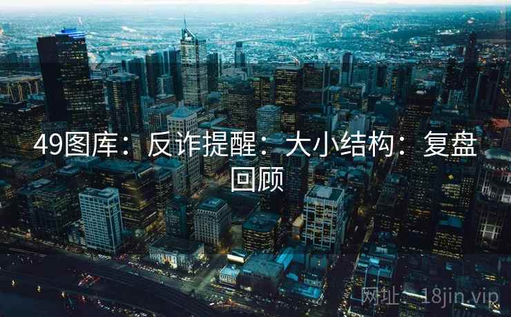 49图库：反诈提醒：大小结构：复盘回顾  第2张